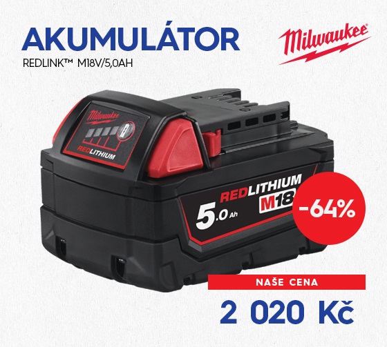 Akumulátor Milwaukee REDLINK™ M18V/5,0Ah