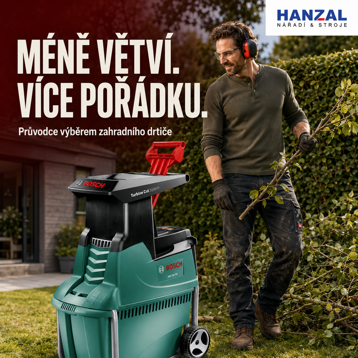 Průvodce výběrem zahradního drtiče větví