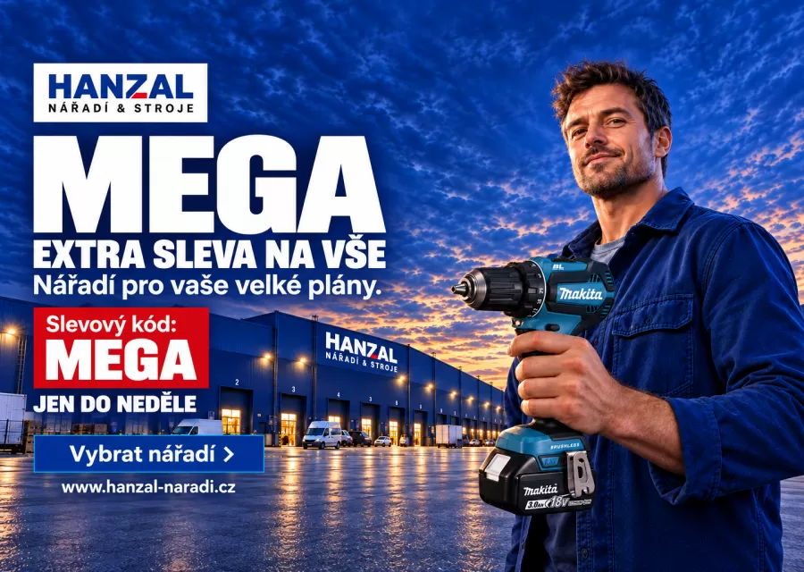 Akce MEGA ukončena: nářadí pro vaše velké plány