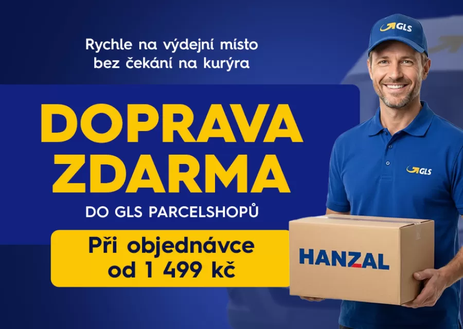Mega akce: Doprava zdarma do GLS ParcelShopů od 1 499 Kč