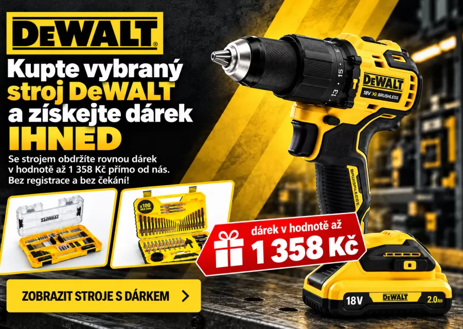 DeWALT do dílny, na stavbu i pro každodenní práci