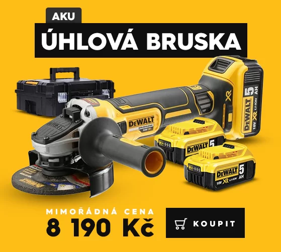 Aku úhlová bruska Dewalt DCG405P3, 125mm 18V/5,0Ah