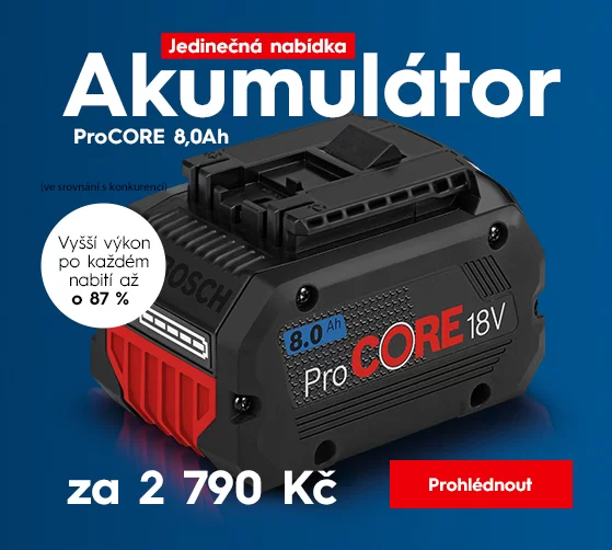 Akumulátor Bosch Professional ProCORE 18V/8,0Ah 1600A016GK
