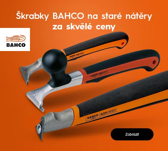 Škrabky BAHCO na staré nátěry za skvělé ceny