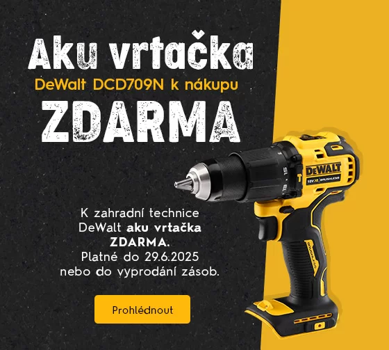 Aku vrtačka DeWalt DCD709N k nákupu zdarma