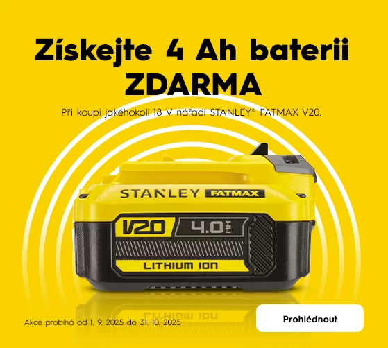 Stanley Akumulátor ZDARMA