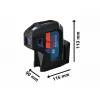 Laser křížový bodový Bosch GPL 5 G Professional 0601066P00