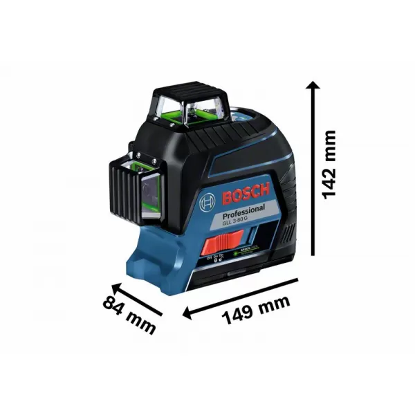 Laser křížový Bosch GLL 3-80 G Professional 0601063Y00