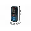 Laserový měřič vzdálenosti Bosch GLM 50-27 C Professional 0601072T00