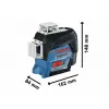 Křížový laser Bosch GLL 3-80 C Professional + přijímač LR7 + držák BM1 + L-boxx 0601063R05