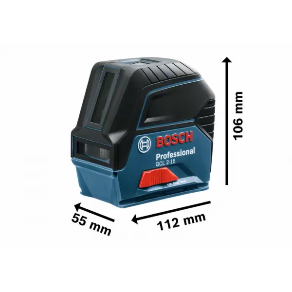 Křížový laser Bosch GCL 2-15 Professional +RM 1 Professional 0601066E00