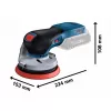 Aku bruska excentrická Bosch GEX 18V-125 Professional 0601372201