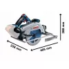 Aku okružní pila Bosch GKS 18V-68 GC solo Professional BITURBO 06016B5100