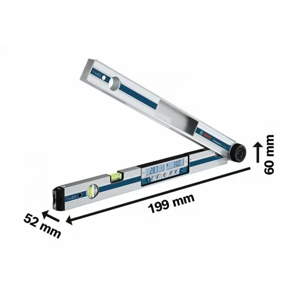 Úhloměr digitální Bosch GAM 270 MFL Professional 0601076400