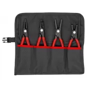 Sada kleští na pojistné kroužky 4-dílná Knipex