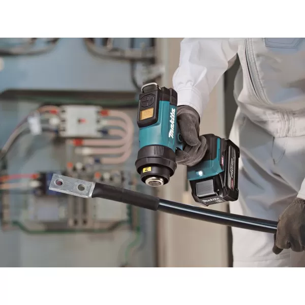 Aku horkovzdušná pistole Makita HG001GZ s regulací, XGT 40V, bez aku