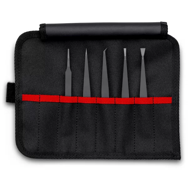 Sada plastových pinzet ESD 5-dílná Knipex