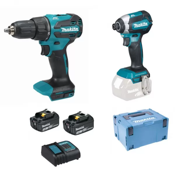Aku sada nářadí Makita DLX2537SJ LXT, DHP490+DTD153 2x 18V/3,0Ah