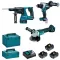 Aku sada nářadí Makita DGA506+DHR243+DDF492 Li-ion LXT 18V/5,0Ah