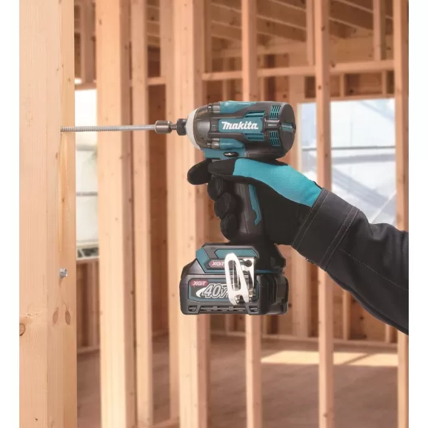 Aku rázový šroubovák Makita TD004GD201 1/4" Li-ion XGT 40V,2x2,5Ah