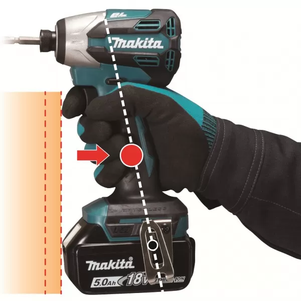 Aku rázový šroubovák Makita DTD158Z, 1/4" Li-ion LXT 18V, bez aku