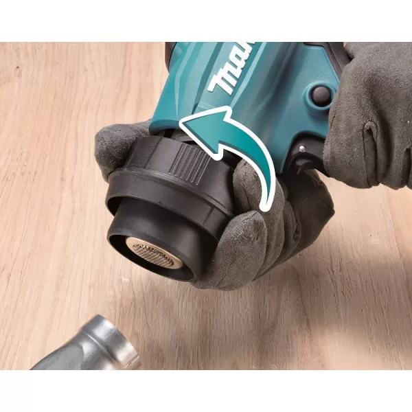 Aku horkovzdušná pistole Makita HG001GZ s regulací, XGT 40V, bez aku