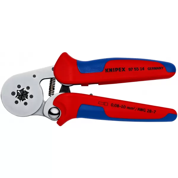Samonastavitelné lisovací kleště Knipex 0,08 — 10 mm²