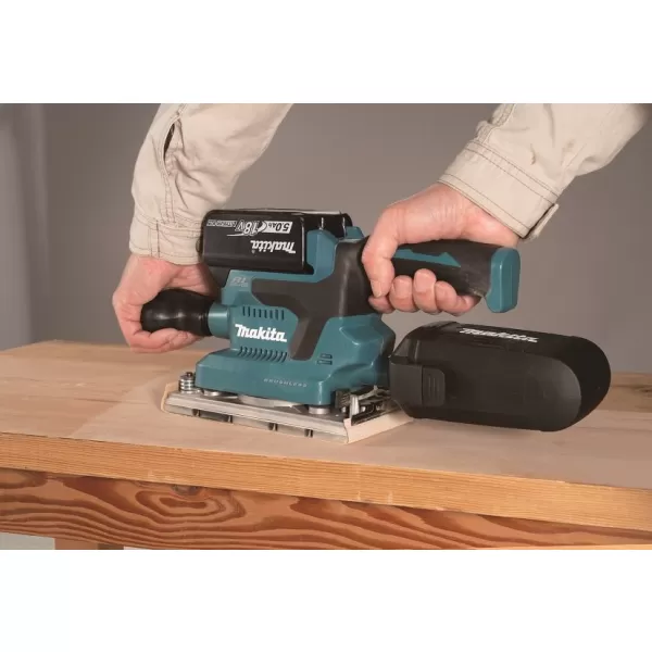 Aku vibrační bruska Makita DBO380Z, 93x185mm Li-ion LXT 18V - solo