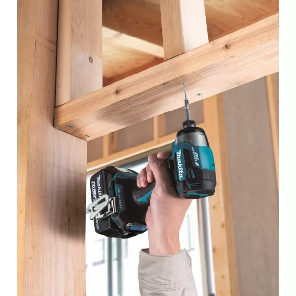 Aku rázový utahovák Makita DTD173ZJX2, 1/4",18V + sada bitů E-26179