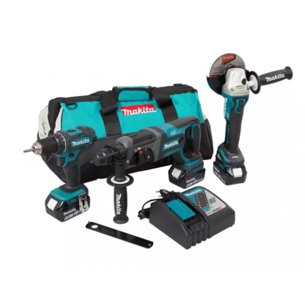 Sada aku strojů Makita DLX3078TX1 Li-ion 18V