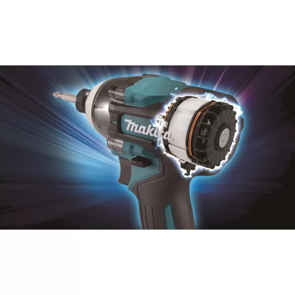 Aku rázový šroubovák Makita TD004GD201 1/4" Li-ion XGT 40V,2x2,5Ah