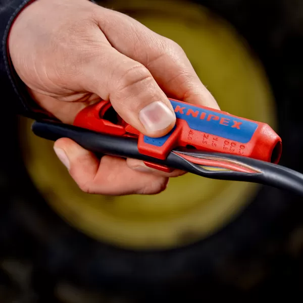 Univerzální odizolovací nástroj pro leváky 135 mm Knipex ErgoStrip®