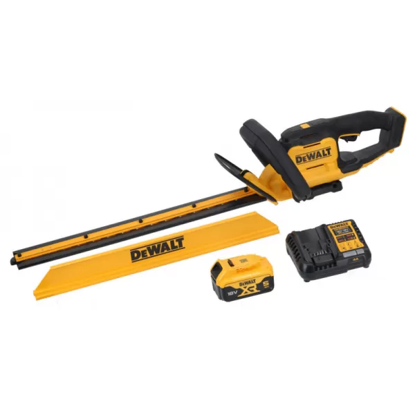 Aku nůžky na živý plot aku Dewalt DCMHT564P1 18V 5,0Ah 550mm