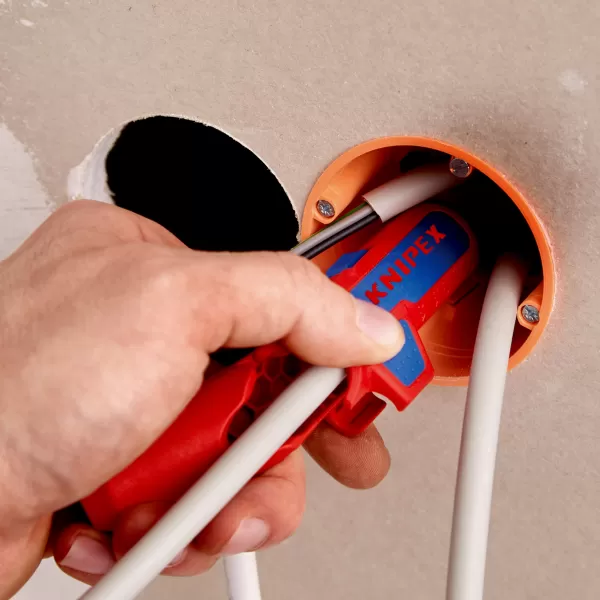 Univerzální odizolovací nástroj pro leváky 135 mm Knipex ErgoStrip®