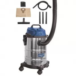 Vysavač průmyslový na suché/mokré vysávání 15 l Scheppach ASP 15 ES