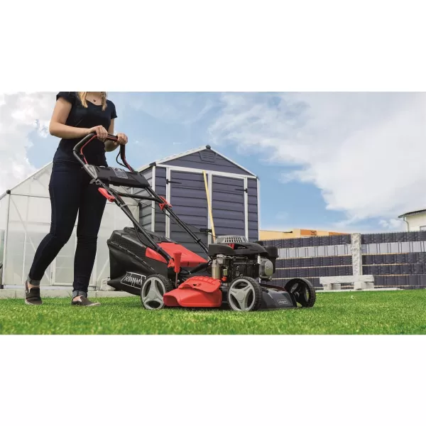 Multifunkční motorová sekačka 4v1 s pojezdem a elektrostartem Scheppach MS 150-46 E