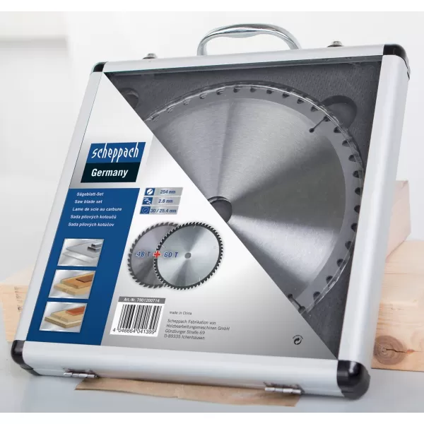 Sada 2 pilových kotoučů 254 mm Scheppach