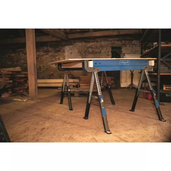 MWB 600 - skládací stavební koza 600 kg Scheppach (2kusy)