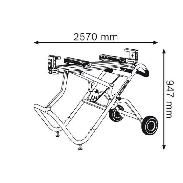 Stůl Bosch GTA 2500 W Professional 0601B12100
