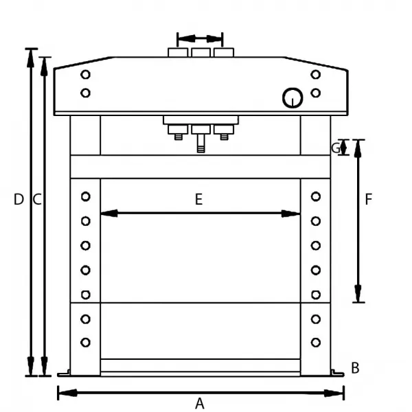 Hydraulický lis WPP 50 E