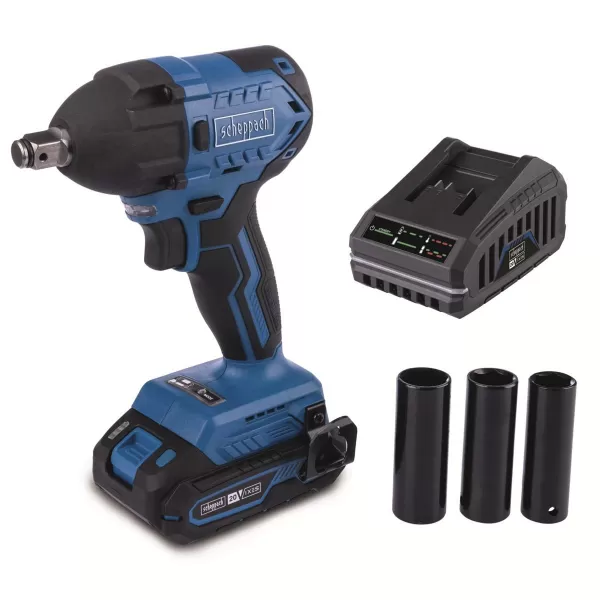 Aku rázový utahovák Scheppach BC-IW350-X-SET S - 20 V IXES 5909246400