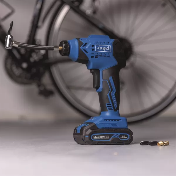 Aku kompresor C-AC20-X - 20 V IXES (bez baterie a nabíječky) Scheppach