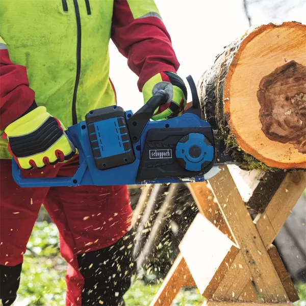 Aku řetězová pila BC-CS355DUO-X - 20 V IXES (bez baterie a nabíječky) Scheppach