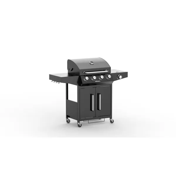 RGG 41 - plynový gril 15 kW se čtyřmi hořáky a bočním vařičem
