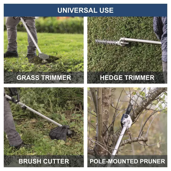 Aku multifunkční zahradní nářadí 4v1 BC-MFH400-X - 20V IXES (bez baterie a nabíječky) Scheppach