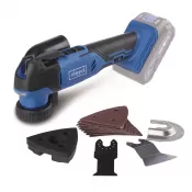 Aku oscilační multifunkční nářadí C-MT40-X - 20 V IXES (bez baterie a nabíječky) Scheppach