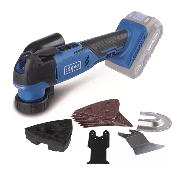 Aku oscilační multifunkční nářadí C-MT40-X - 20 V IXES (bez baterie a nabíječky) Scheppach