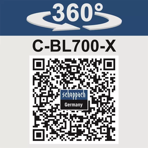 Aku zahradní fukar C-BL700-X - 20V IXES (bez baterie a nabíječky) Scheppach