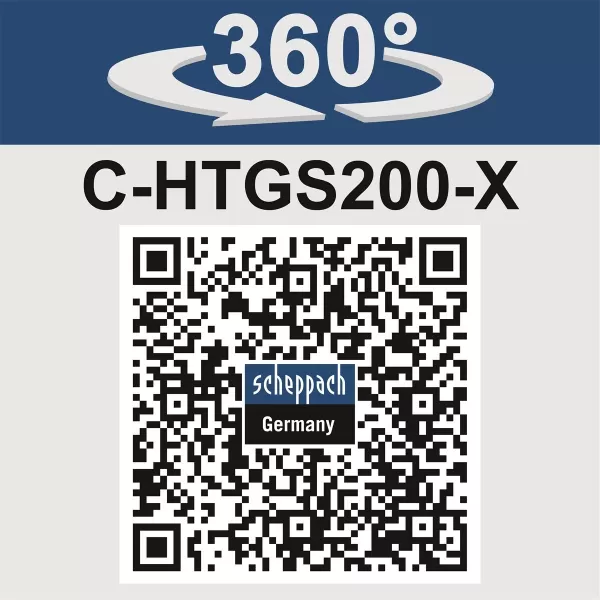 Aku nůžky na trávu a keře C-HTGS200-X - 20 V IXES (bez baterie a nabíječky) Scheppach