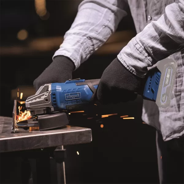 Aku úhlová bruska C-AG125-X - 20V IXES (bez baterie a nabíječky) Scheppach